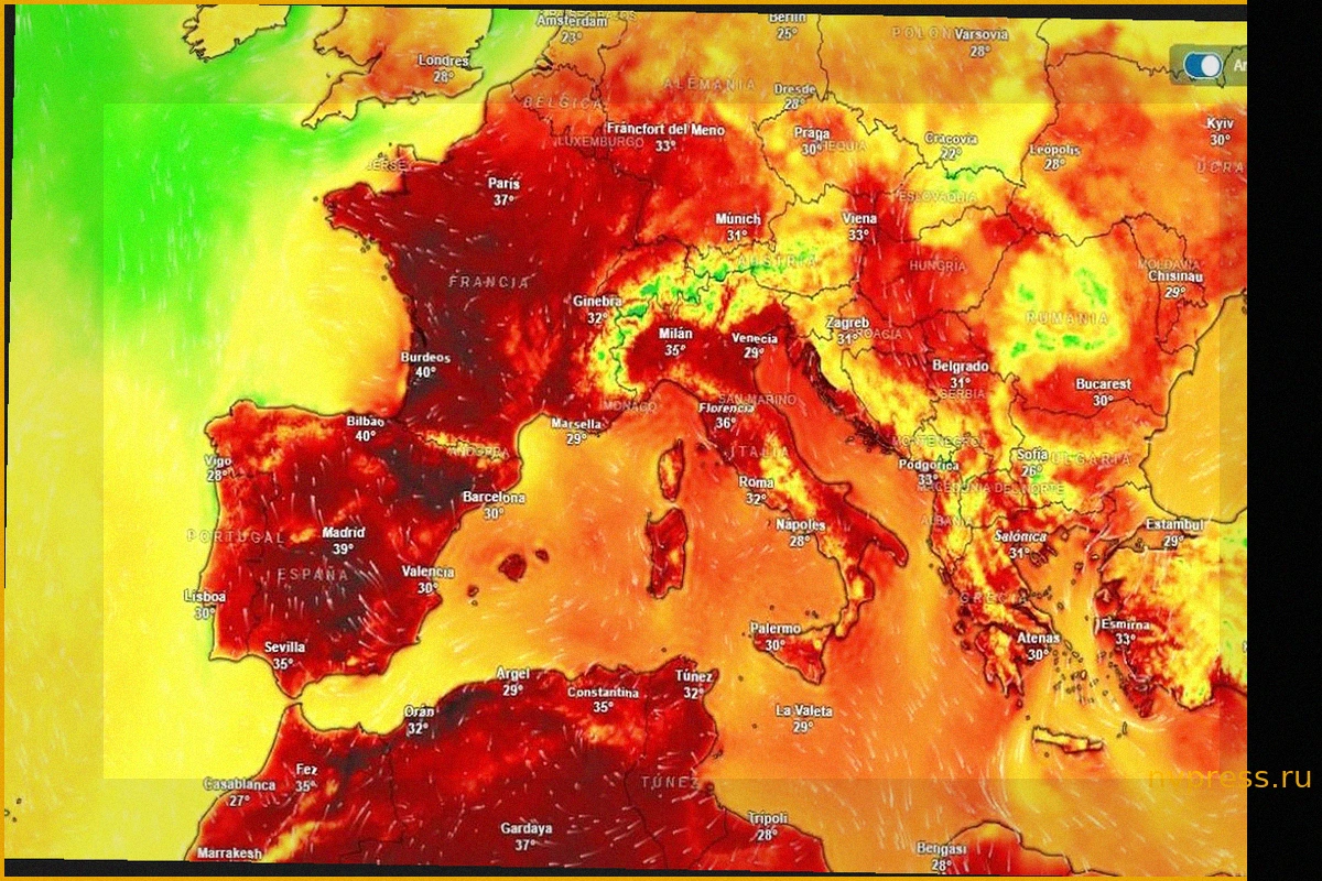 La ola de calor, que llega hoy a su fin, situará las temperaturas en 40 ºC en la cornisa cantábrica