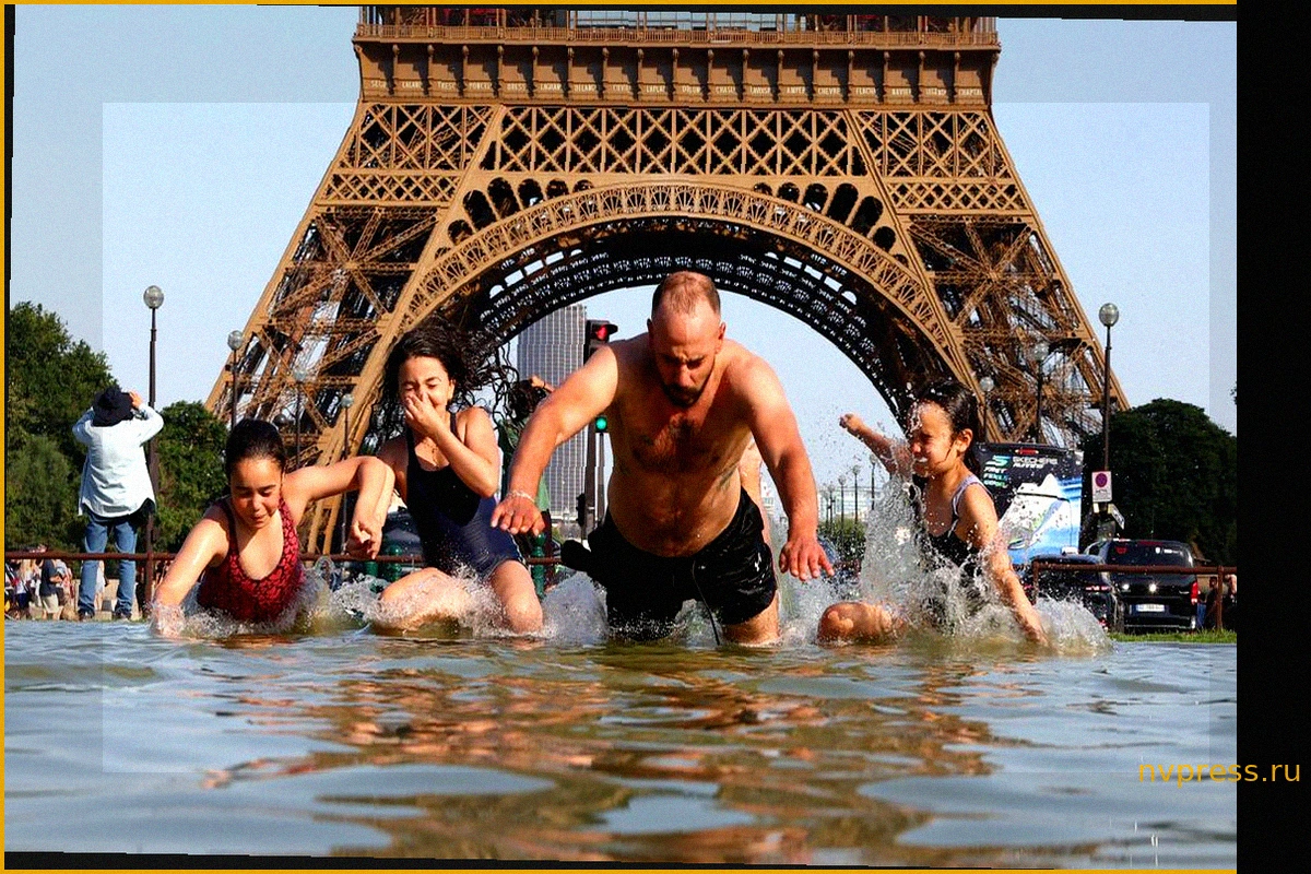 Francia registra 40 ahogados y avanza el cierre de la torre Eiffel y el Louvre por el calor